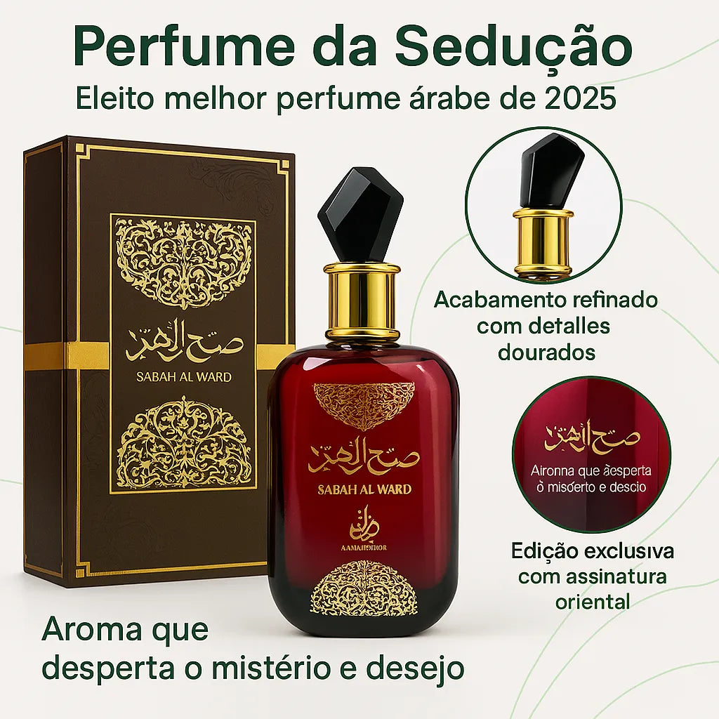 [Compre 1 Leve 3] Sabah Al Ward, Fakhar e Royal Amber - 100ml Cada - ÚLTIMAS UNIDADES EM ESTOQUE